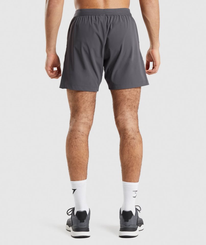 Men's Gymshark Studio Shorts Dark Grey | CA A1N70D